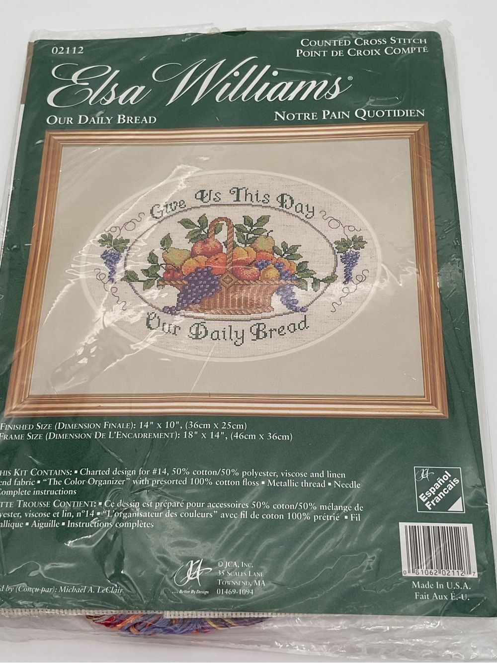 Elsa Williams Give Us This Day Our Daily Bread Counted Cross Stitch Kit